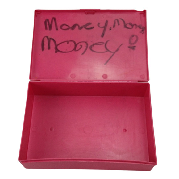 Empire Pencil Corp. Pink Box Y2K Vintage 2000's Plastic Storage Case - Picture 10 of 11